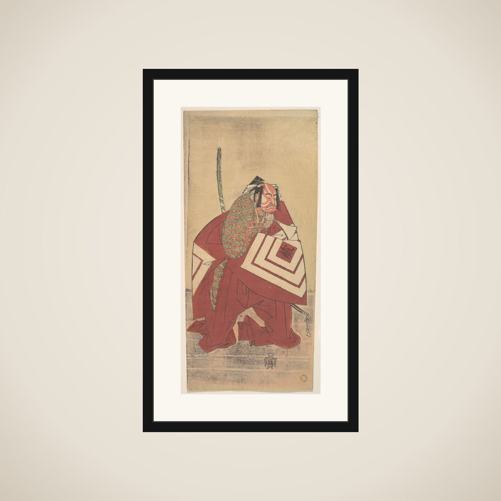 The Actor Ichikawa Danzō III as a Court Noble framed