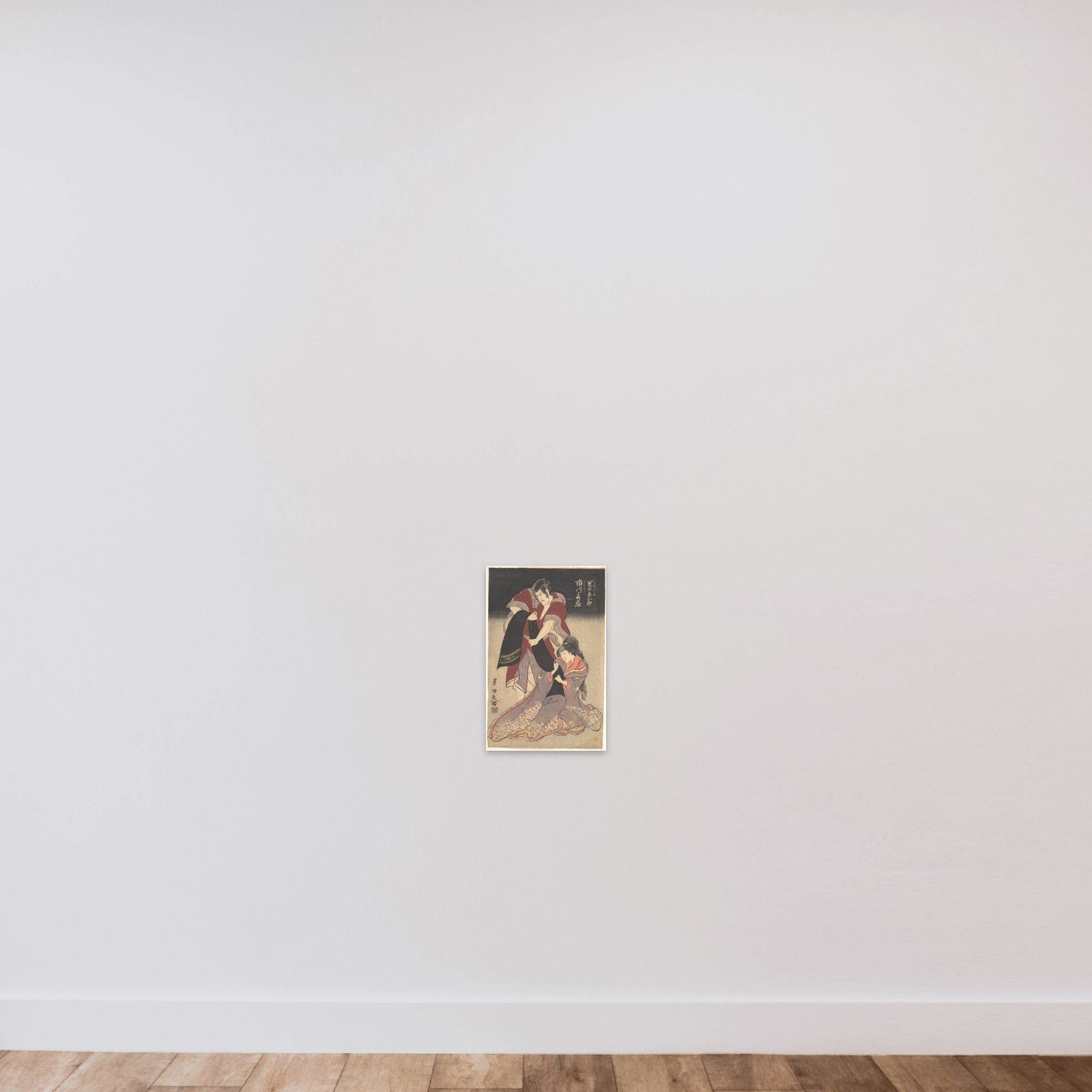 Scene from a Drama unframed — shown to scale