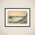 Lake Suwa from Shiojiri Pass framed