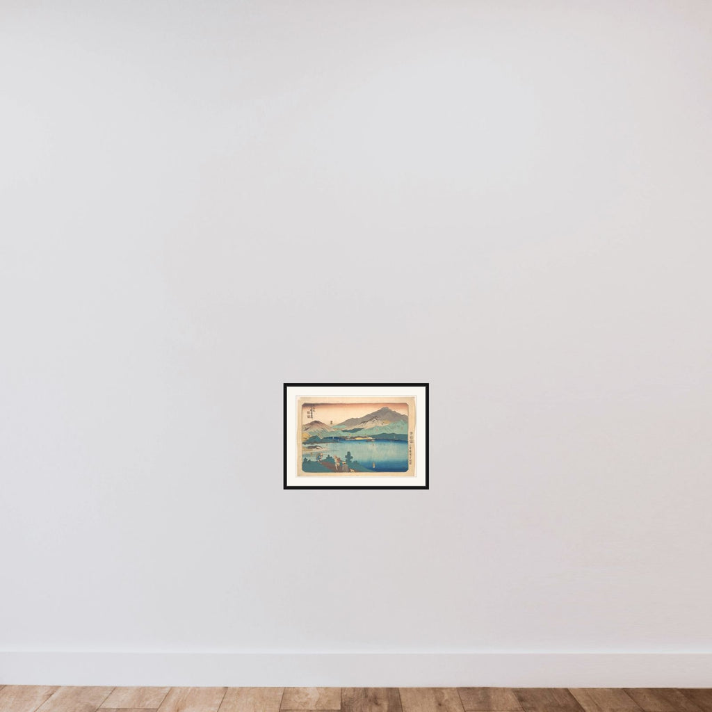 Minakuchi, Ishibe, Kusatsu, Otsu, Kyoto framed — shown to scale