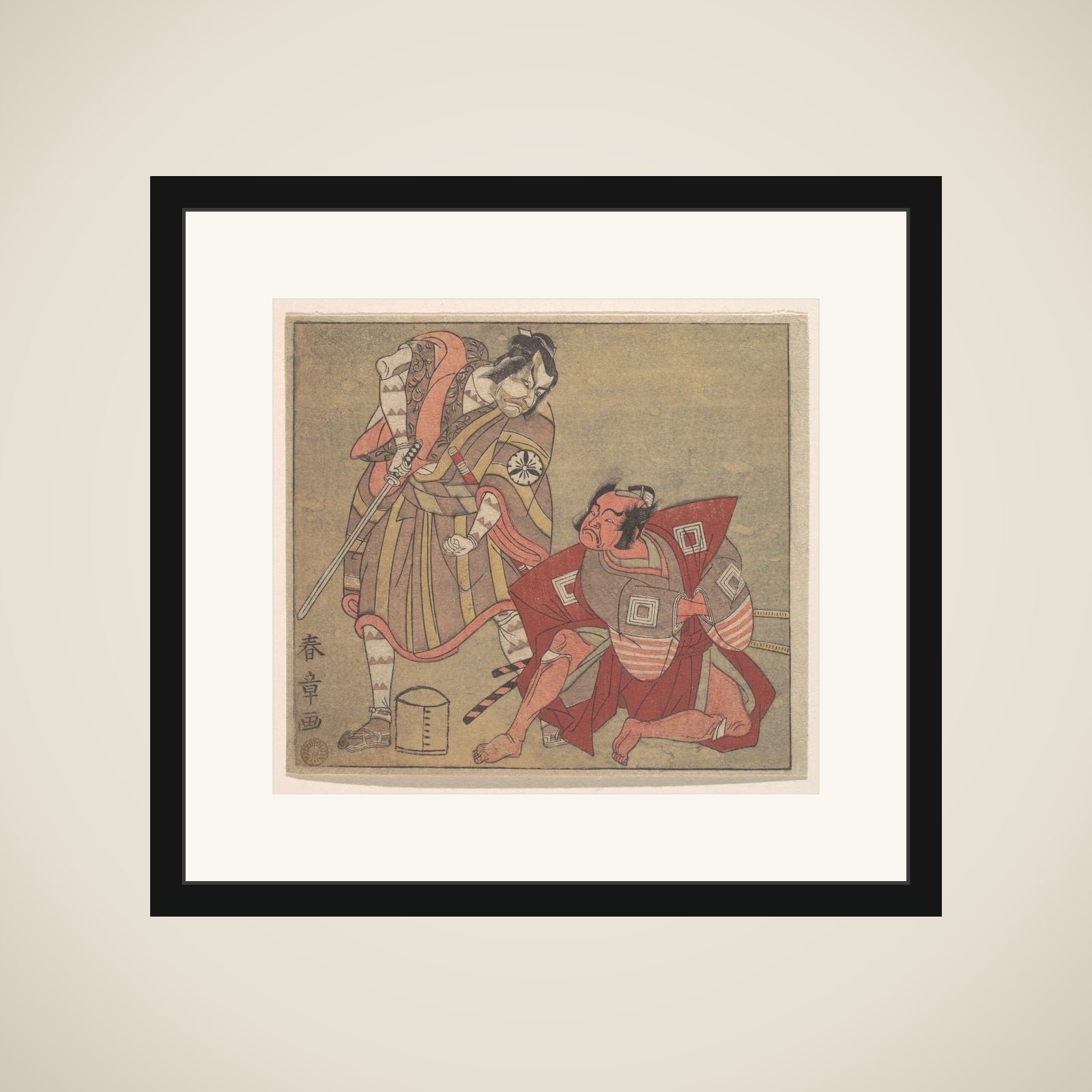 Scene from a Drama framed