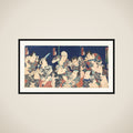 Utagawa's Lifetime Masterpiece, from the Japanese version of the Shuihu Zhuan framed