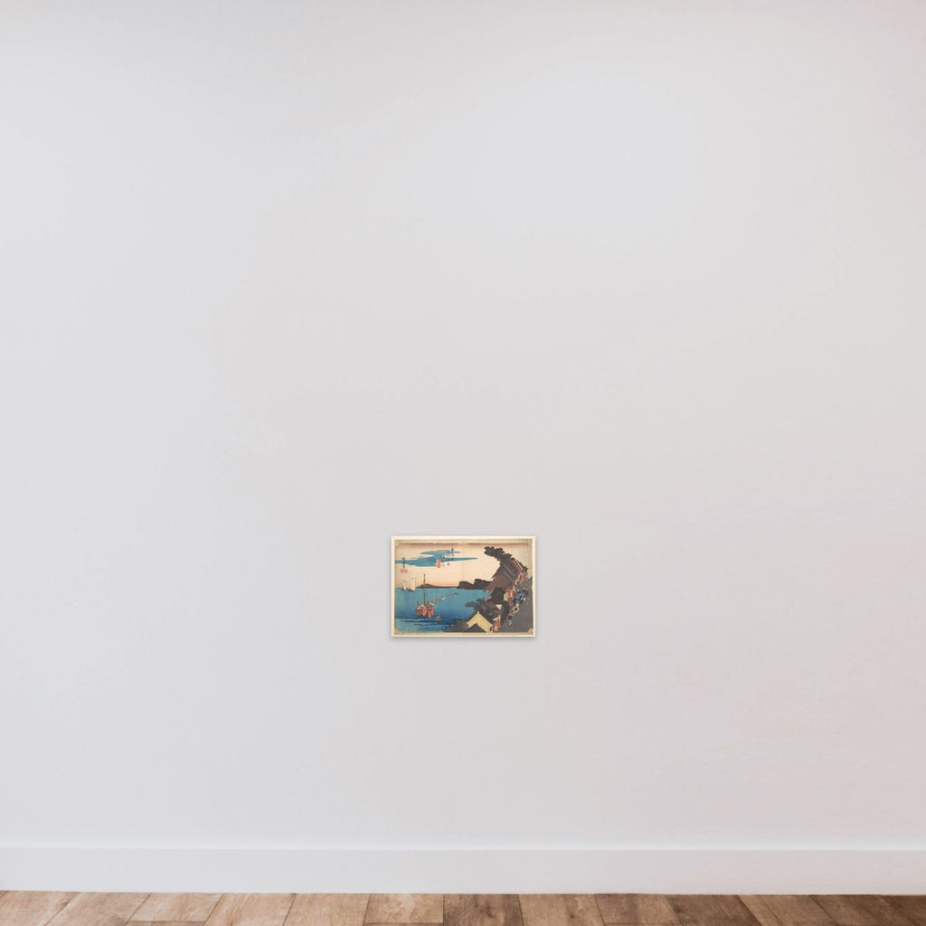 View of Kangawa at Sunset unframed — shown to scale