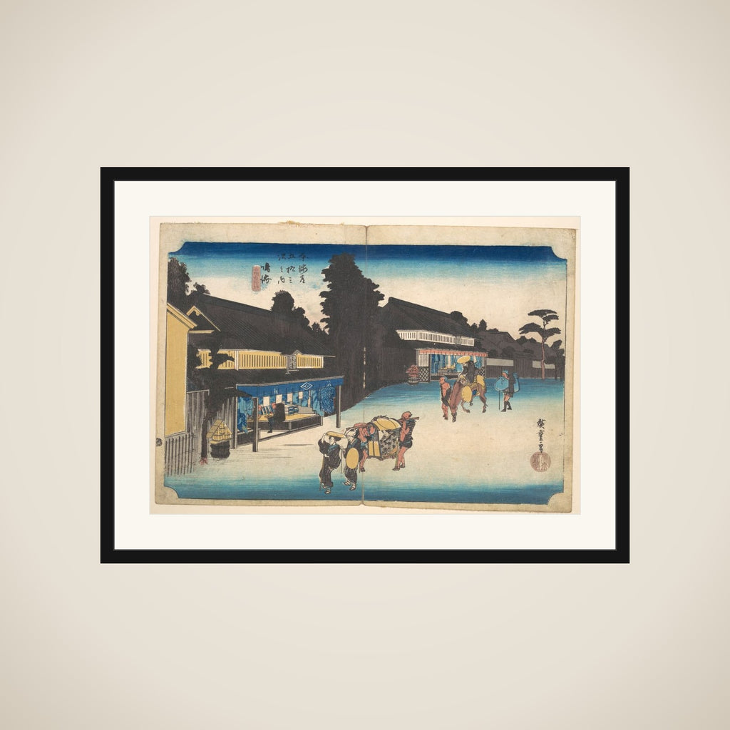 Narumi, Meibutsu Arimatsu Shibori framed
