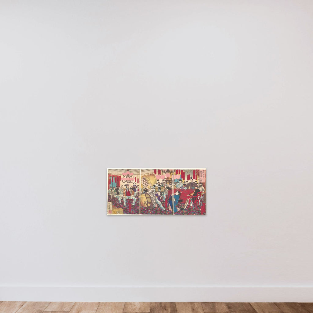 Police Superintendant's Party: A Gift of Food and Drink unframed — shown to scale