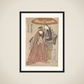 Kabuki Actors: Bando Mitsugorō and Iwai Hanshirō framed