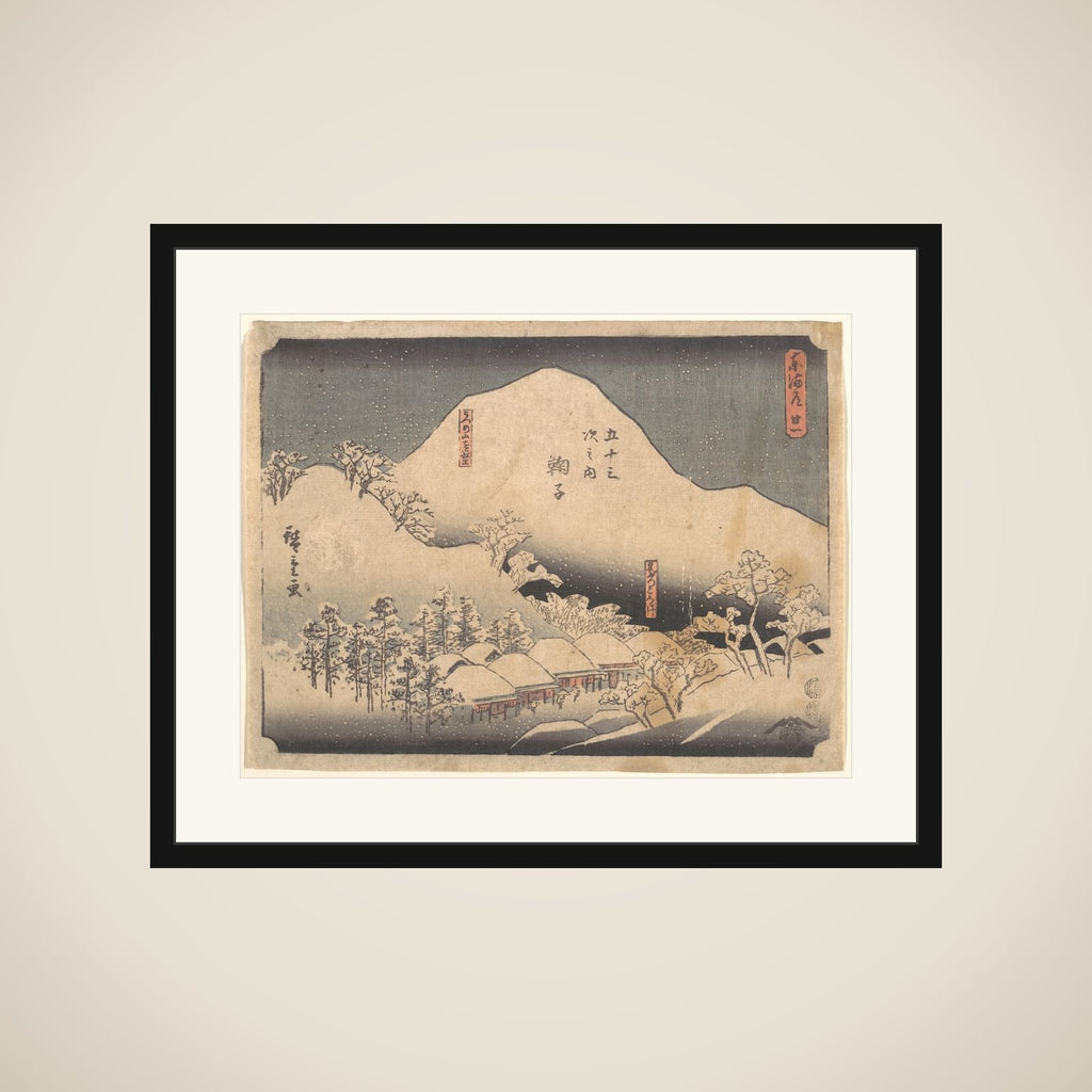 Snowy Landscape framed