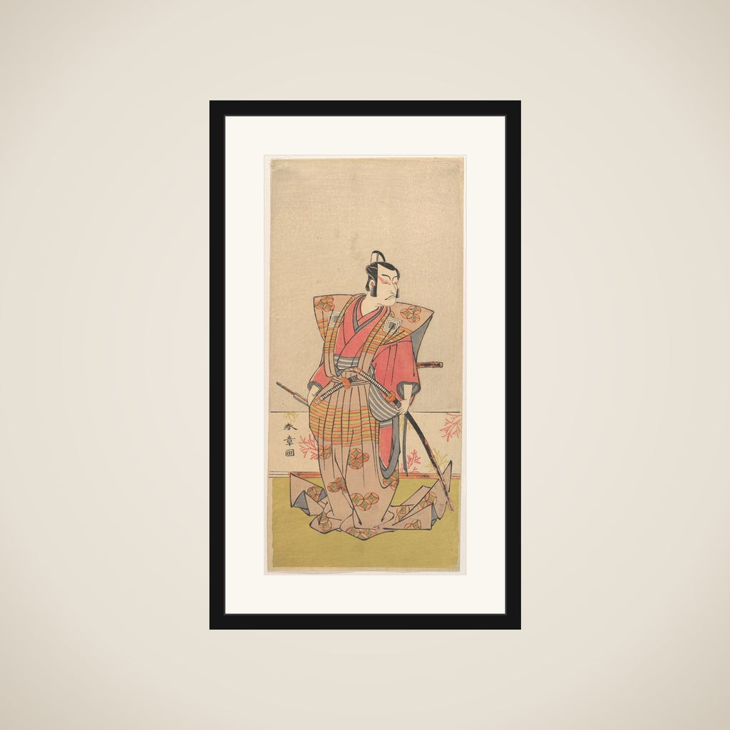 The Actor Ichikawa Danjūrō V as a Samurai framed
