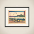 東海道五十三次　大磯 framed