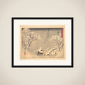 Fujikawa,  from the series The Fifty-three Stations of the Tōkaidō Road framed