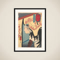 Portrait of Sugino Juheiji Tsugifusa framed