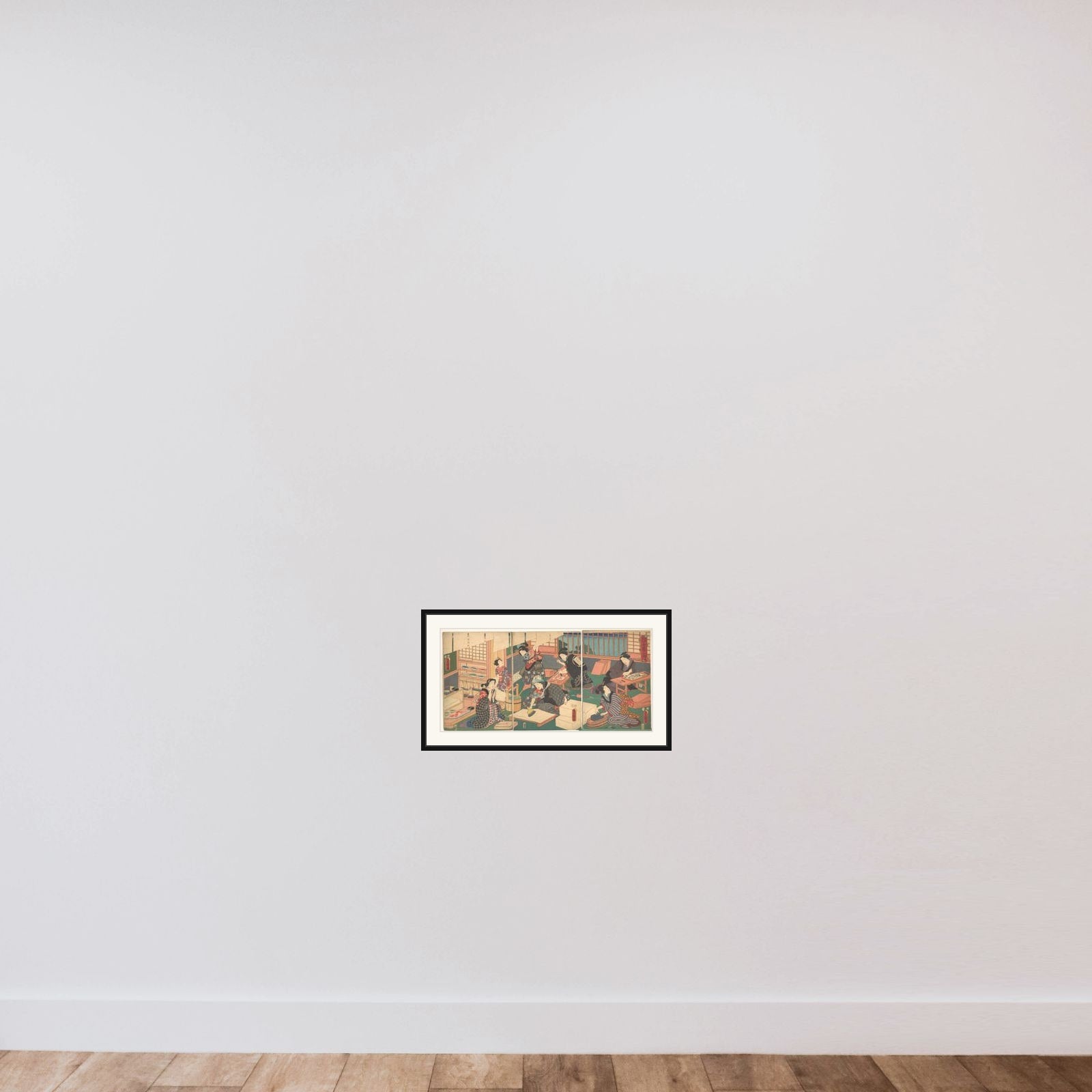 Artisans, from the series "An Up-to-Date Parody of the Four Classes" framed — shown to scale