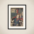 Kabuki actors play the role of 47 Ronin (Seichū gishi den) framed