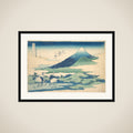 Umezawa Manor in Sagami Province (Sōshū Umezawa zai),  from the series Thirty-six Views of Mount Fuji (Fugaku sanjūrokkei) framed