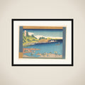 Noboto at Shimōsa (Shimōsa Noboto), from the series One Thousand Pictures of the Sea (Chie no umi) framed