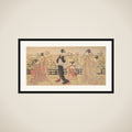 Women on a Veranda framed