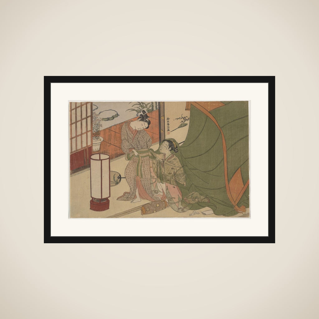 Parting of Lovers: The Morning After framed