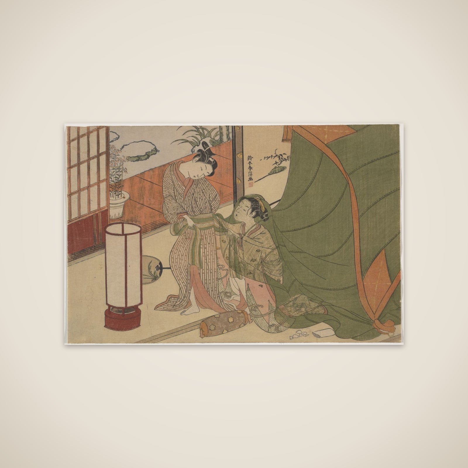 Parting of Lovers: The Morning After unframed print