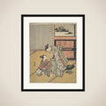 The Music Lesson framed