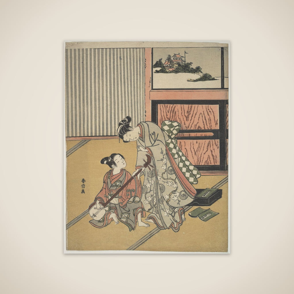 The Music Lesson unframed print