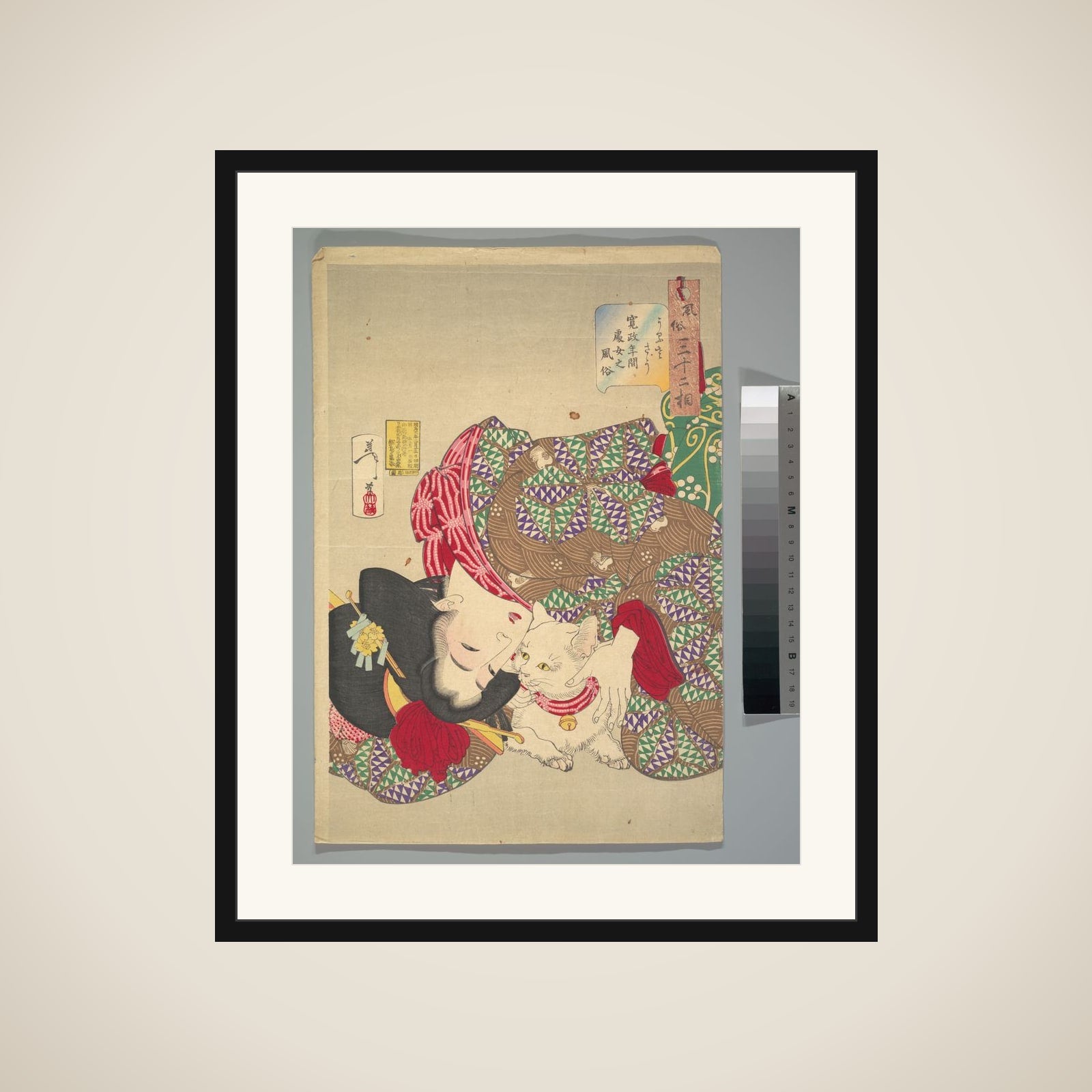 Teasing the Cat framed