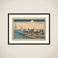 The Yodo River, from the series Famous Places of Kyoto (Kyoto meisho no uchi, Yodo-gawa) framed