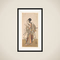 Standing figure of an actor of the Ichikawa family, probably Danjuro IV framed
