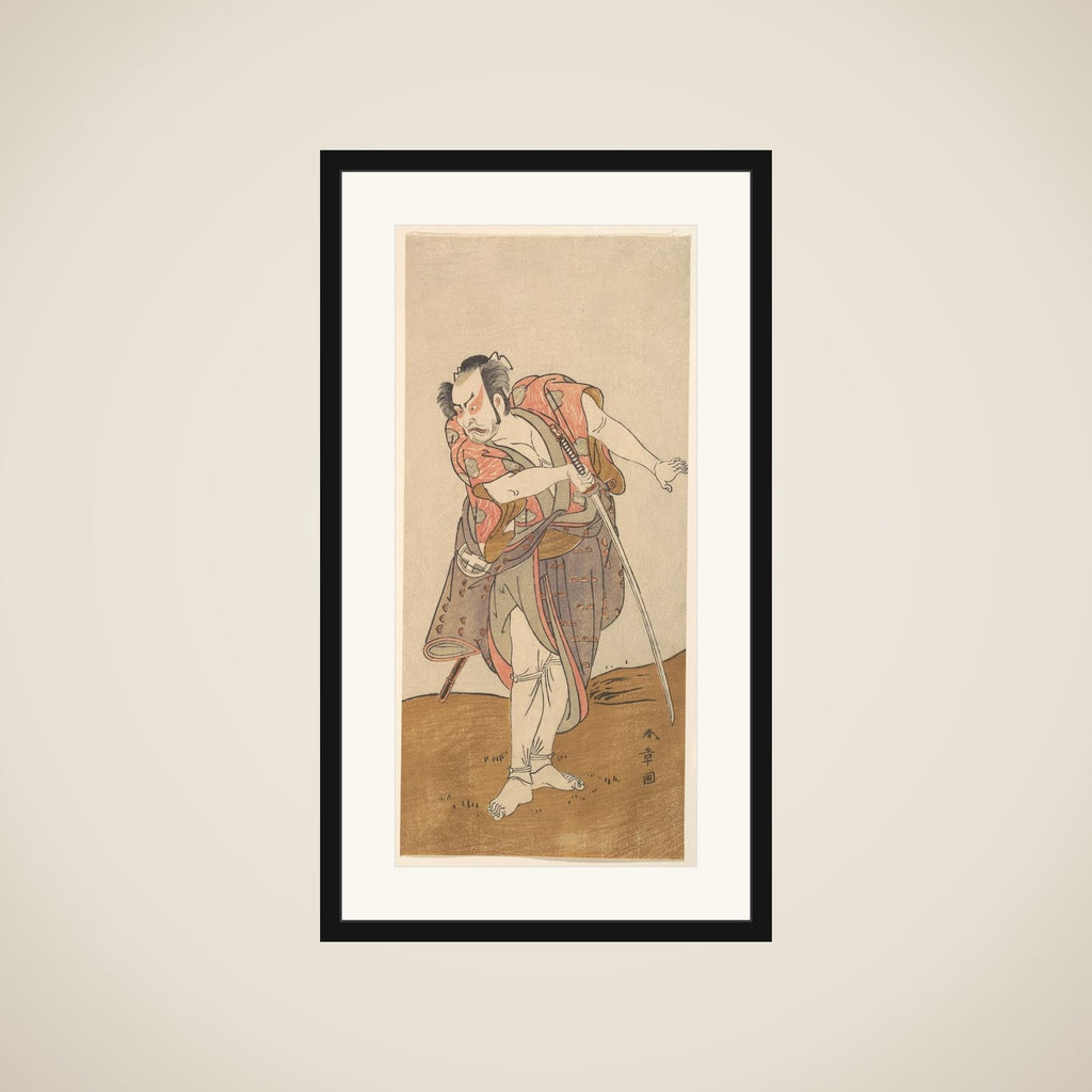 The Actor Otani Hiroyemon III framed