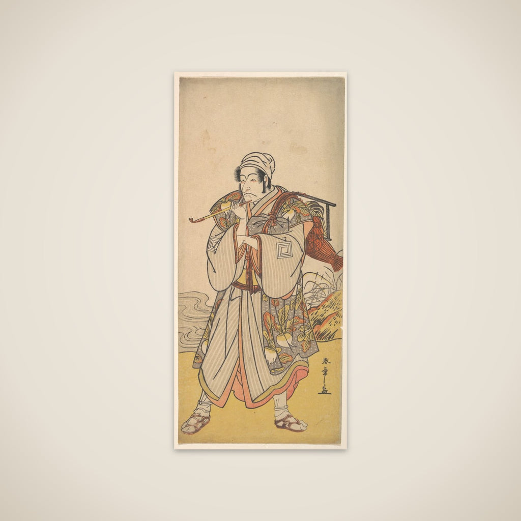 The Actor Danjuro III as an Itinerant Peddler unframed print