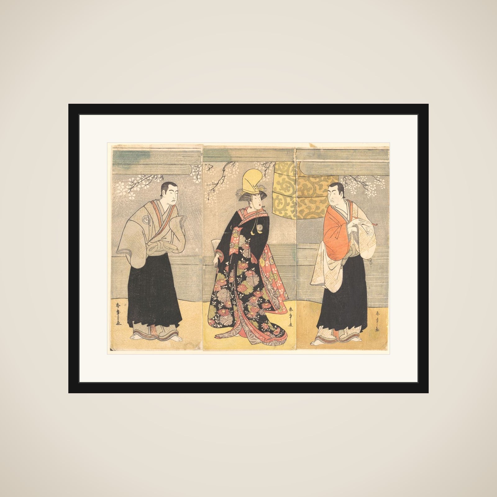 Drama of Hikeyahike Kanhiki Dojoji framed