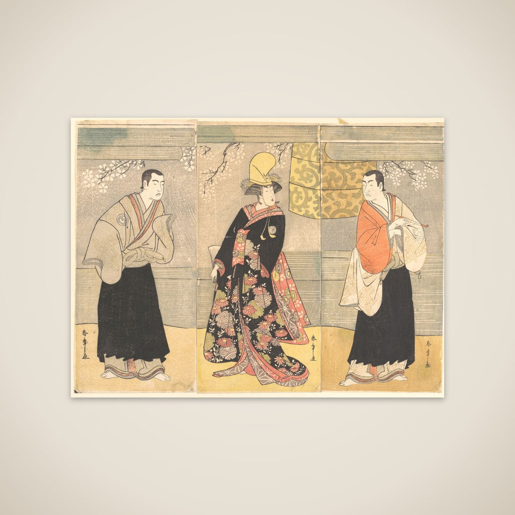 Drama of Hikeyahike Kanhiki Dojoji unframed print