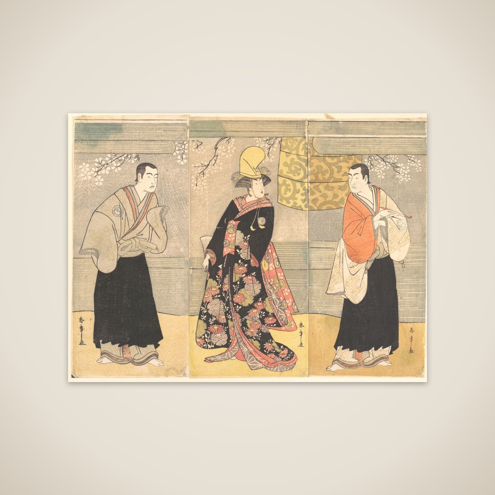 Drama of Hikeyahike Kanhiki Dojoji unframed print