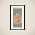 The Actor Otani Hiroji I 1699–1747 in the Role of a Fish–vendor framed