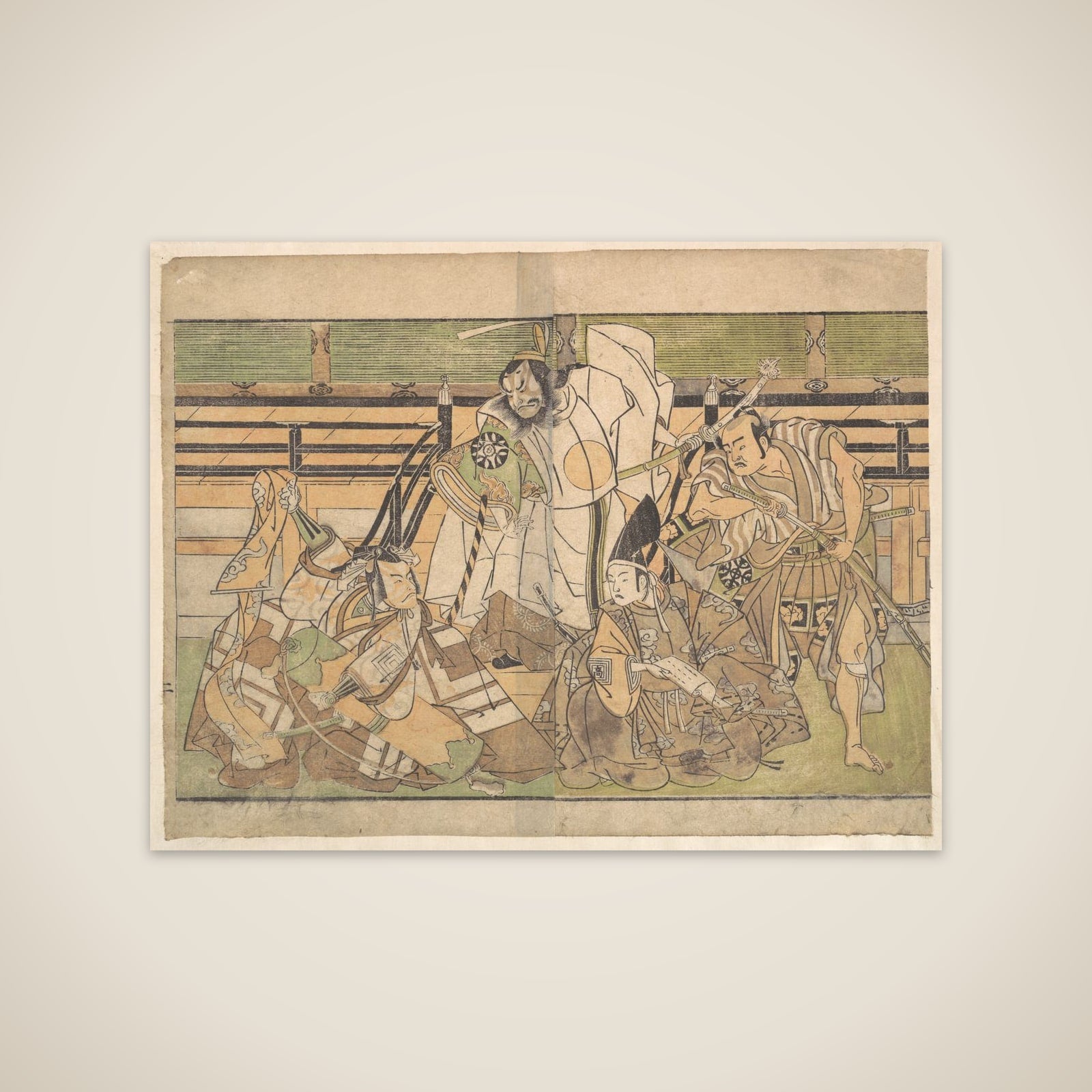 Four Actors in Unidentified Roles unframed print