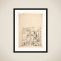 Shitaku and Sansho VII in Soga Kyodai (a Kabuki Play of the Soga Brothers) framed