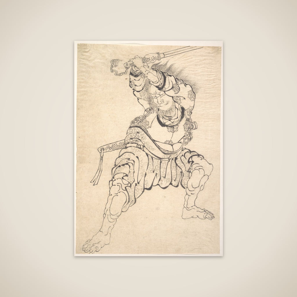 A Warrior unframed print