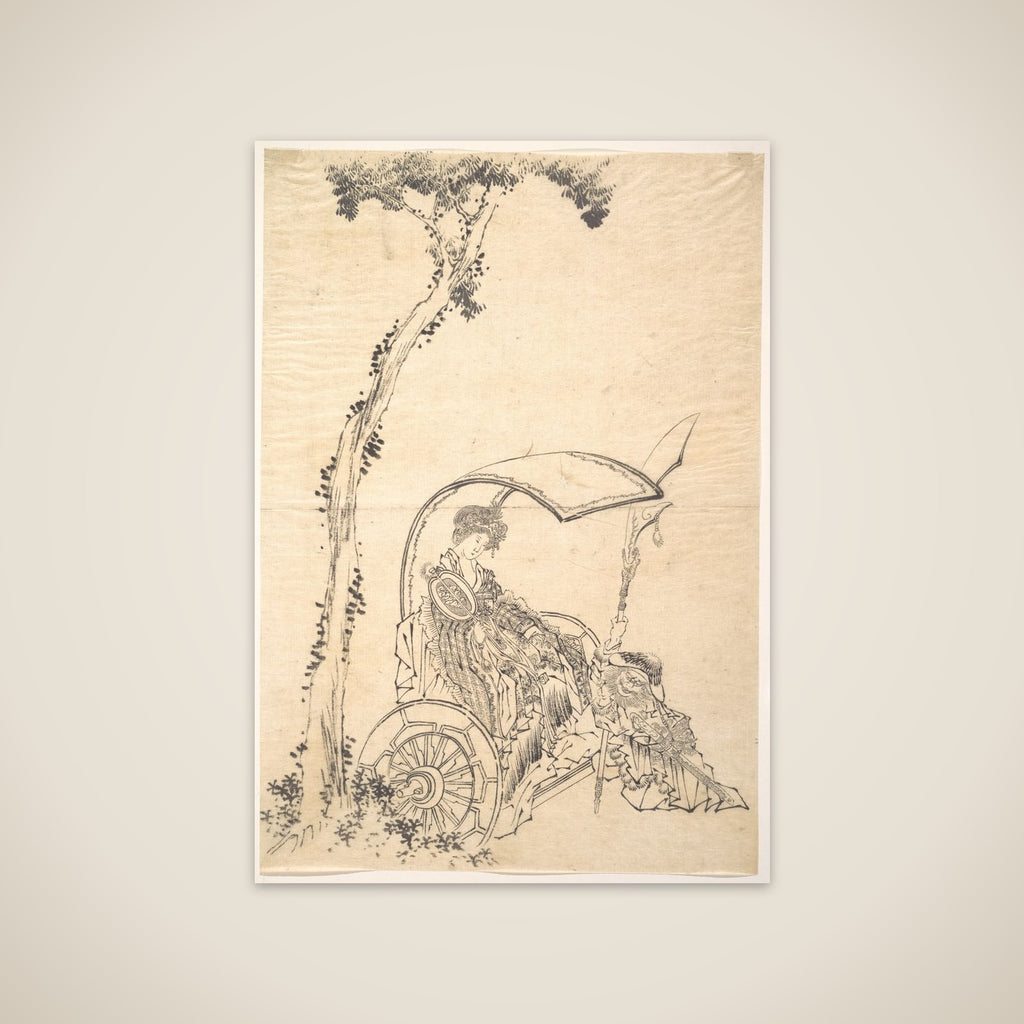 Lady in a Chariot unframed print