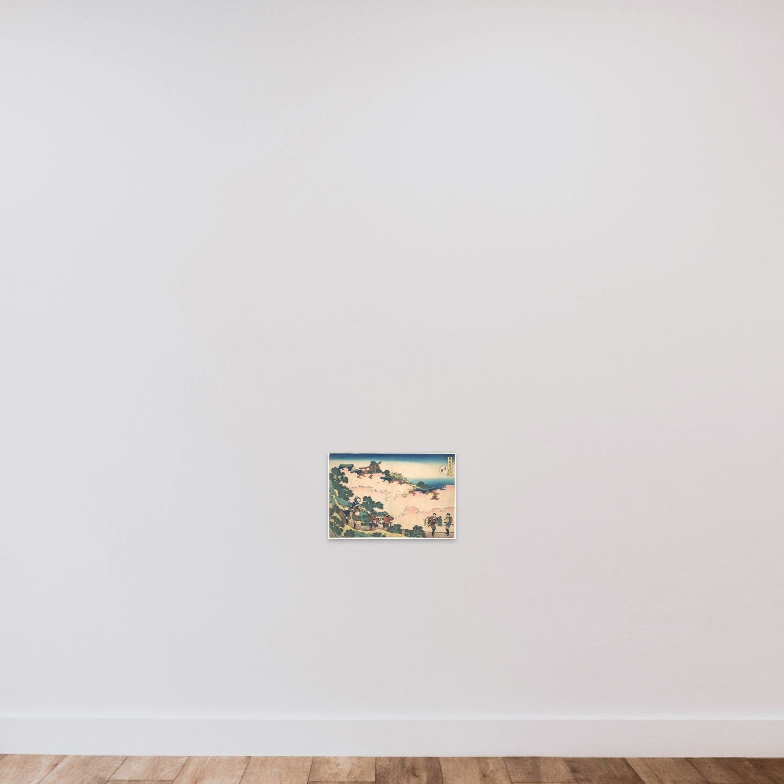 Cherry Blossoms at Yoshino (Yoshino), from the series Snow, Moon, and Flowers (Setsugekka) unframed — shown to scale