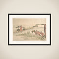 Spring in the Rice Fields framed