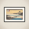 Sunset at Seta framed