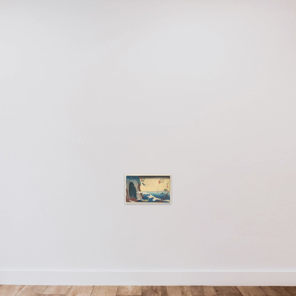 Sōshū, Enoshima Iwaya no Zu unframed — shown to scale
