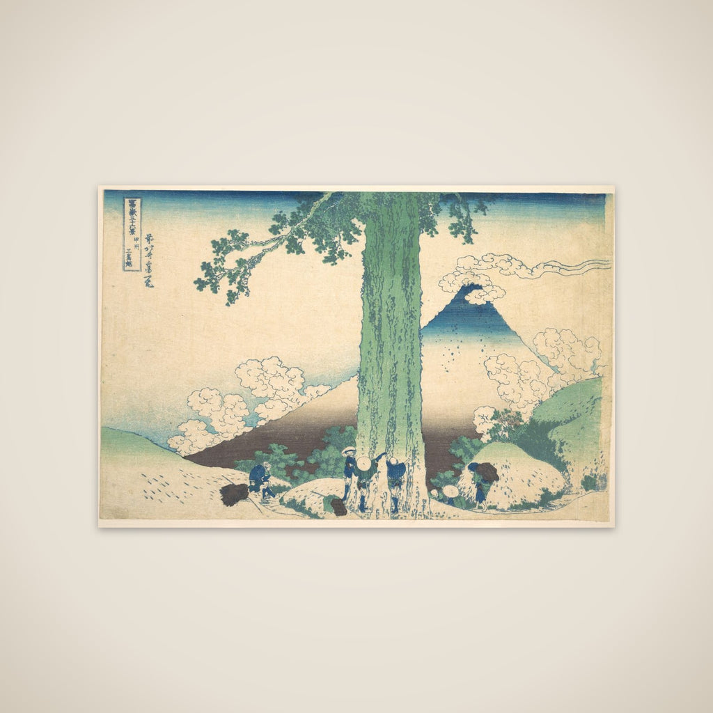 Mishima Pass in Kai Province (Kōshū Mishima goe), from the series Thirty-six Views of Mount Fuji (Fugaku sanjūrokkei unframed print