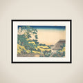 Surugadai in Edo (Tōto Sundai), from the series Thirty-six Views of Mount Fuji (Fugaku sanjūrokkei) framed
