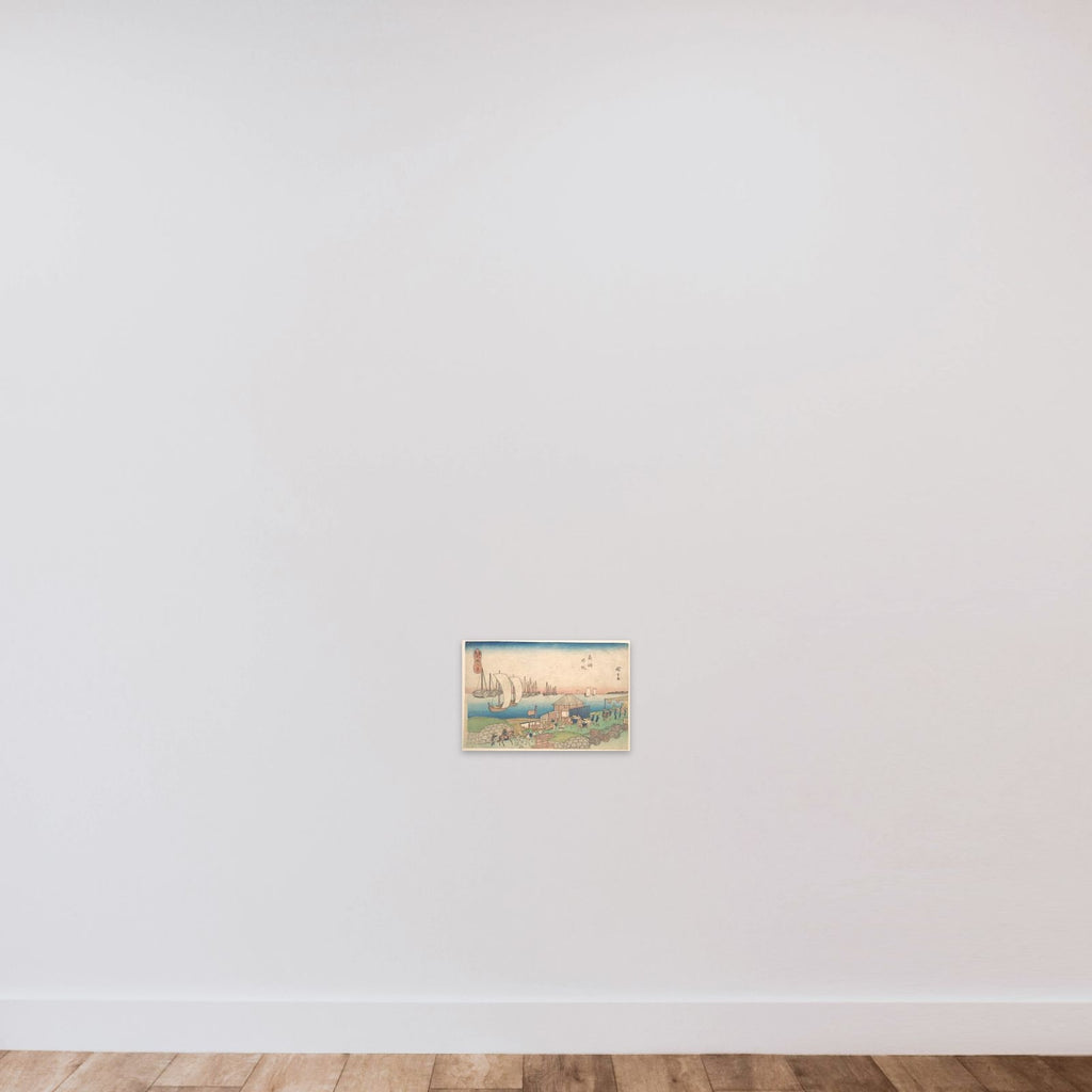 River View at Takanawa unframed — shown to scale
