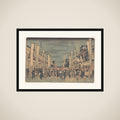 Picture of the Theatres in Sakai Cho framed