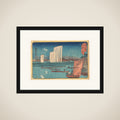 江戸十二景　仲洲之景 framed