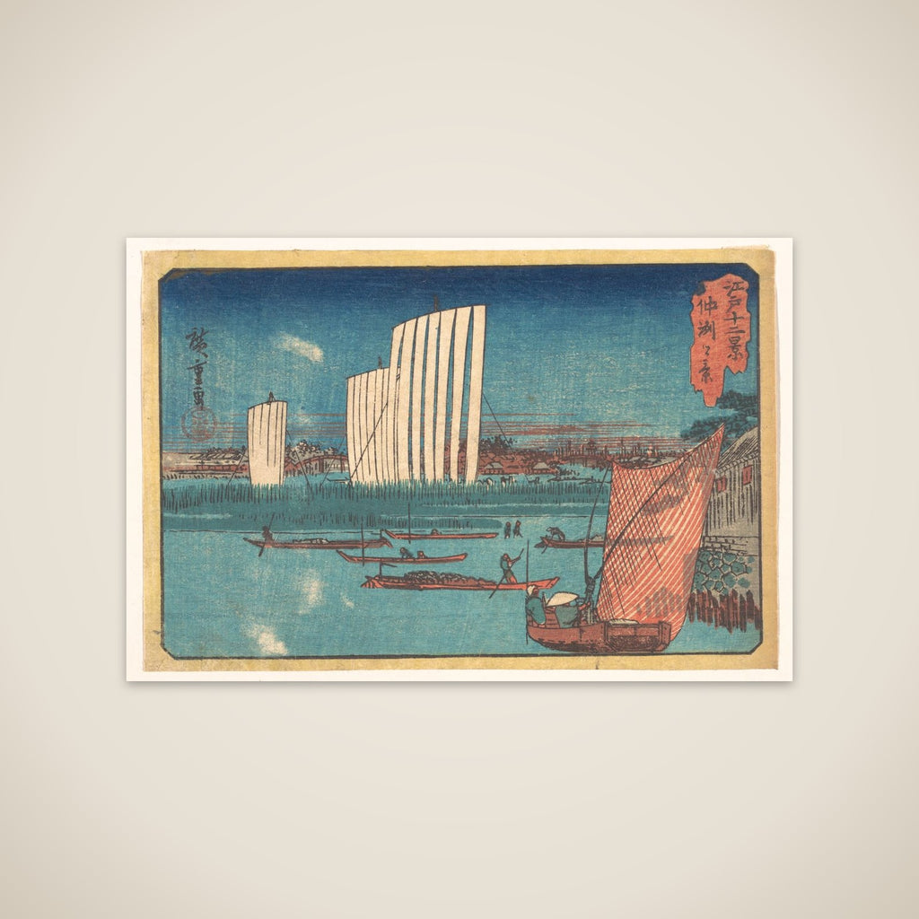 江戸十二景　仲洲之景 unframed print