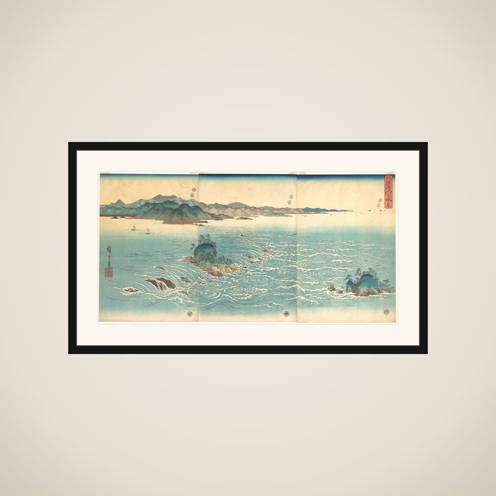 Rapids at Naruto framed