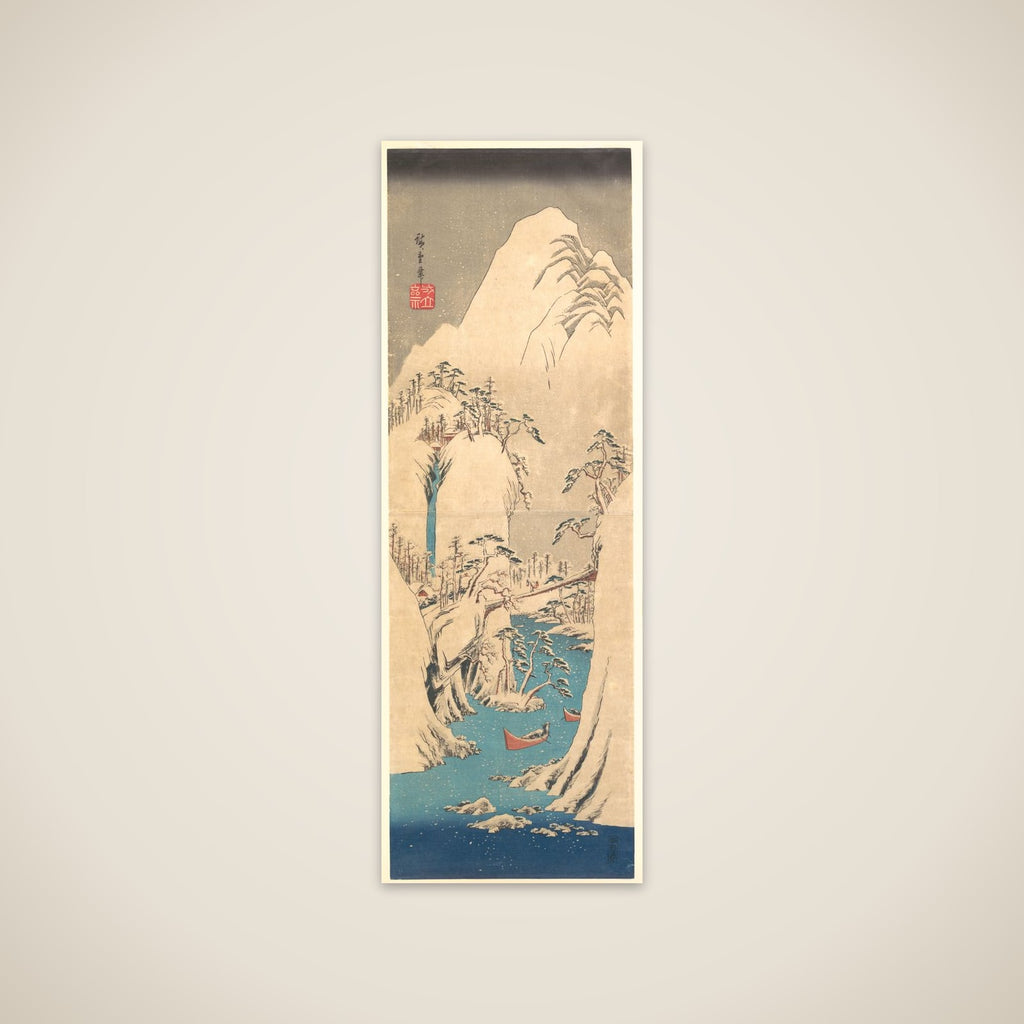 Snowy Gorge unframed print