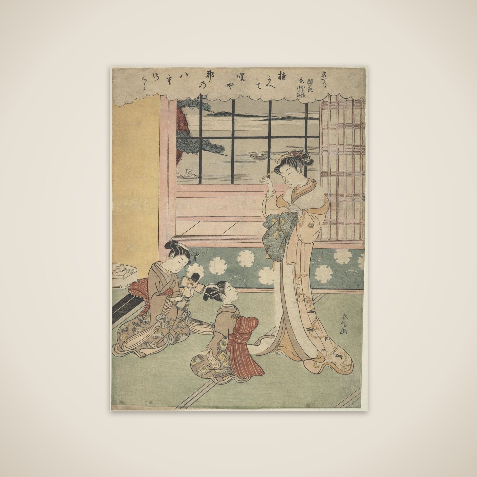 Window Opening Toward the Sea unframed print